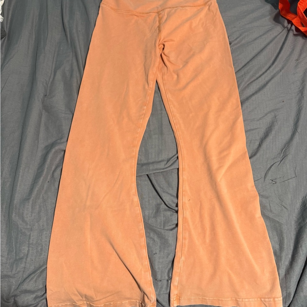 Aerie  Peach Flared Pants
